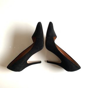 Madwell black suede Mira pumps/heels